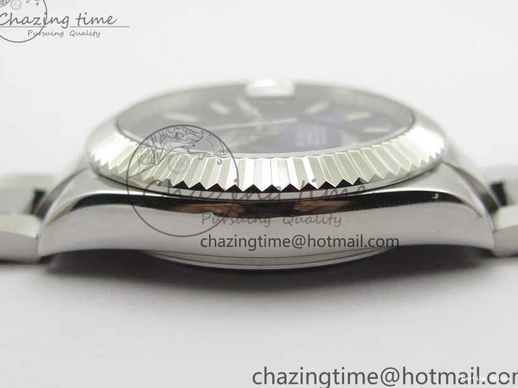 0413 Sky-Dweller 326934 SS AIF Blue Dial on SS Bracelet A23J to RelaxedFit 2787